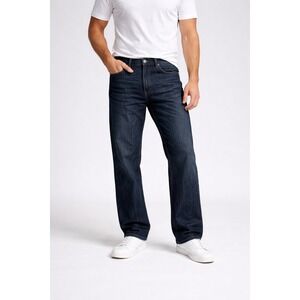 Vintage Zara Men's Dark Wash Straight Leg Jeans 36x36 EU 46